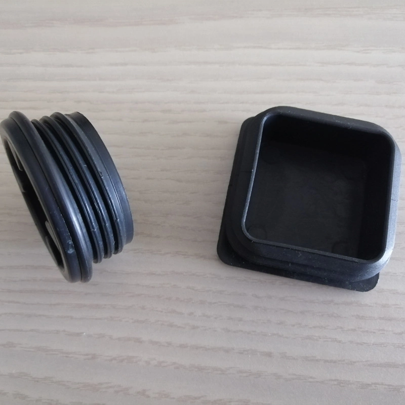 Round Square Plastic Plugs, Plastic End Cap, Plastic Square Pipe End Caps