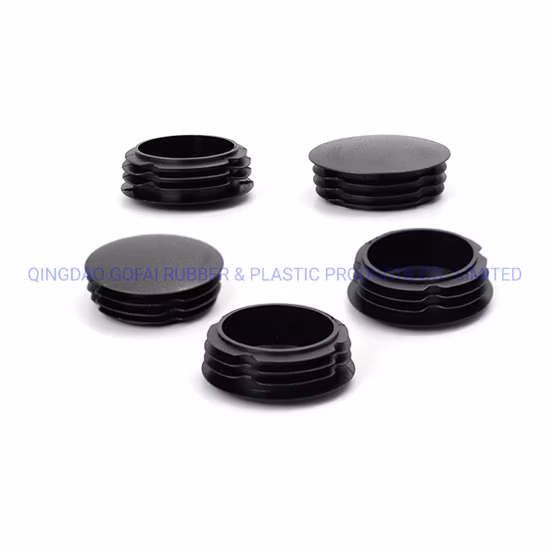 Embout d'insertion rond en plastique de haute qualité pour Tube en acier inoxydable/32mm 38mm 10mm